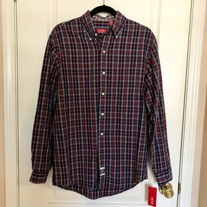Izod Long Sleeve Button Down NWT